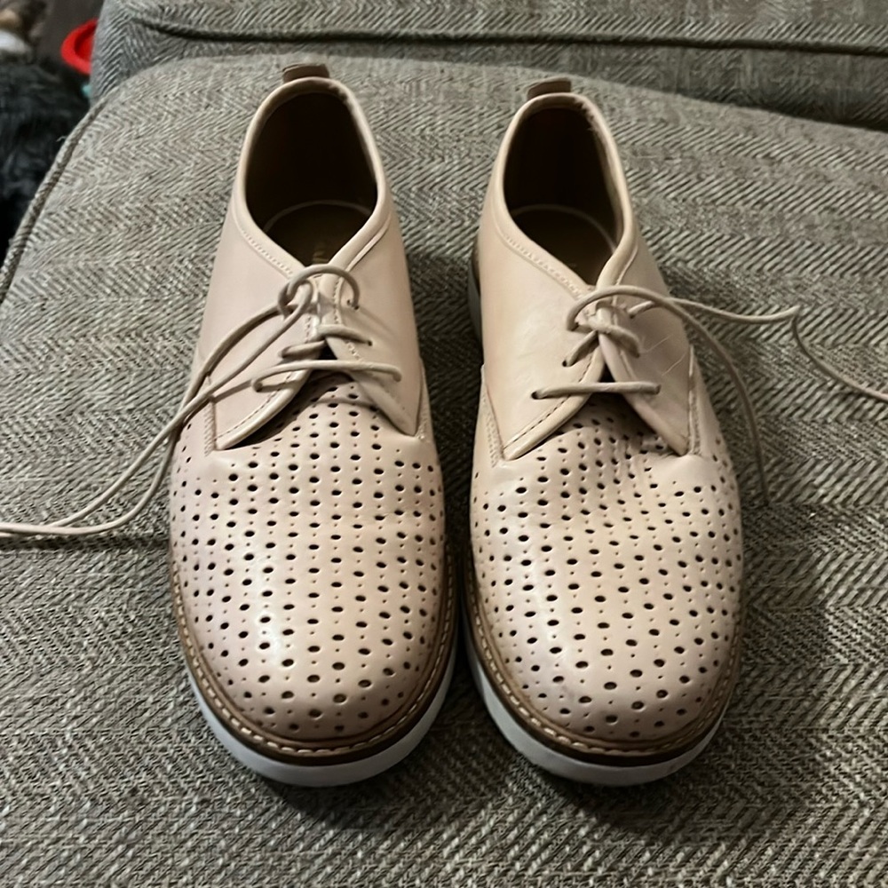 Brand Clarks, Size 9. Used pink woman’s shoes.